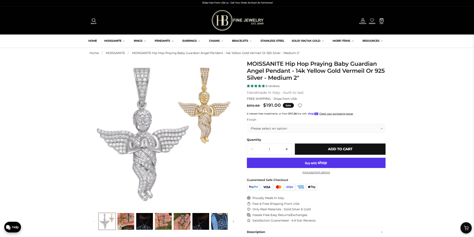 Why Moissanite Sits at the Center of the Brand  If you spend even a short time on the site, one material keeps appearing again and again: moissanite.  That is not an accident. Moissanite solves a very specific modern buying problem. A lot of people want the brilliance, shine, and “diamond-coded” look of luxury jewelry, but they do not want the pricing structure that comes with actual diamonds.  Harlembling leans into this hard. Across the site, moissanite appears in:  Pendants Earrings Rings Chains and bracelets Engagement-style pieces Top-selling collections  That makes the strategy very clear. Harlembling is not trying to convince buyers that moissanite is a replacement for high-end diamond investment. It is offering a more practical promise: strong visual value for a lower spend.