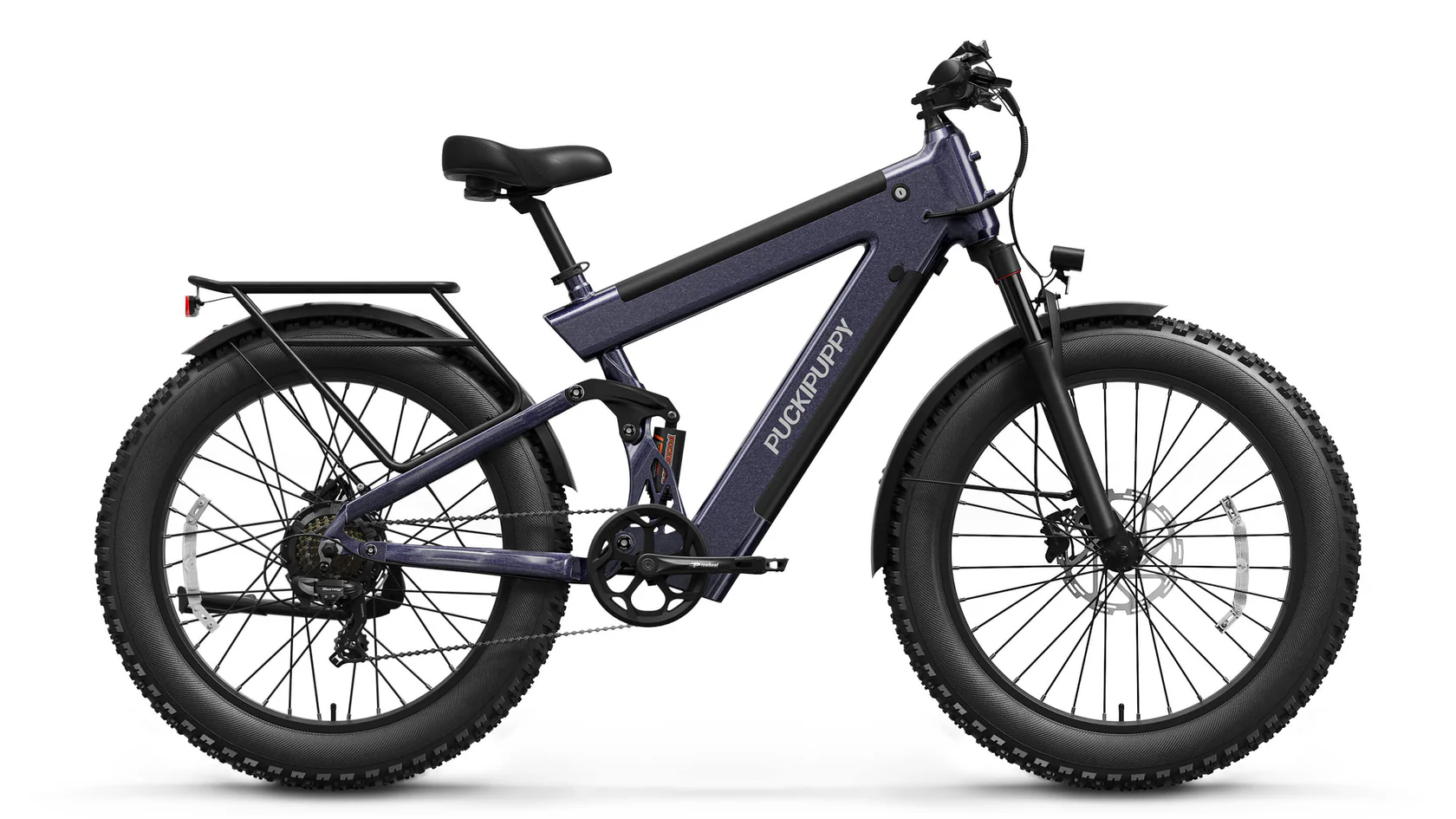 PUCKIPUPPY BIKES: Bulldog Ebike Eco-Friendly Dual Battery E-Bike with Long Range. ($300 OFF)