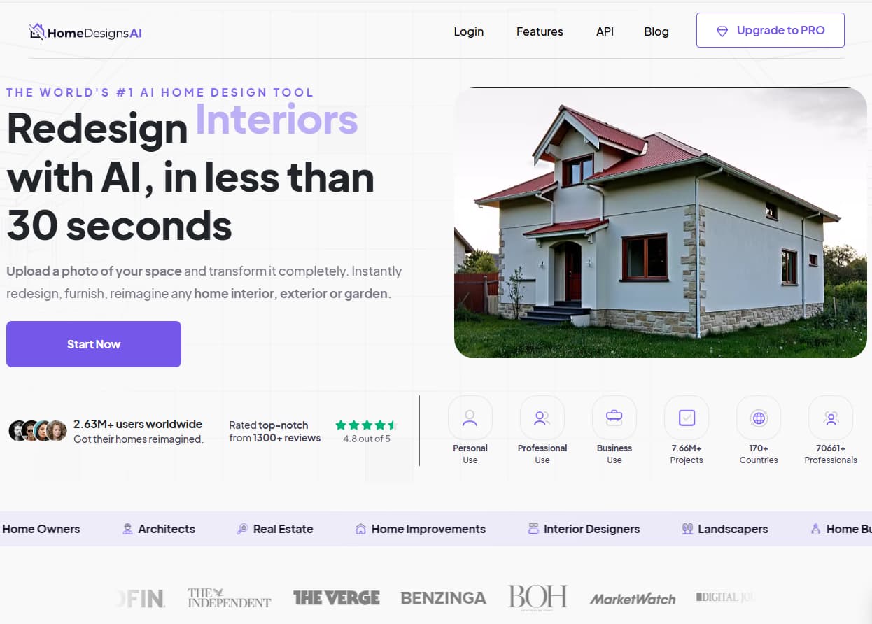 HomeDesigns.ai Review 2026 — AI interior design tool for room redesign, virtual staging, and home renovation visualization