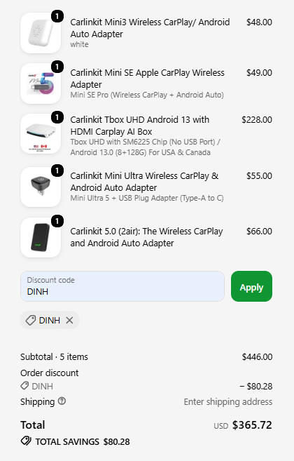 code dinh 18% Off _via 5 deals