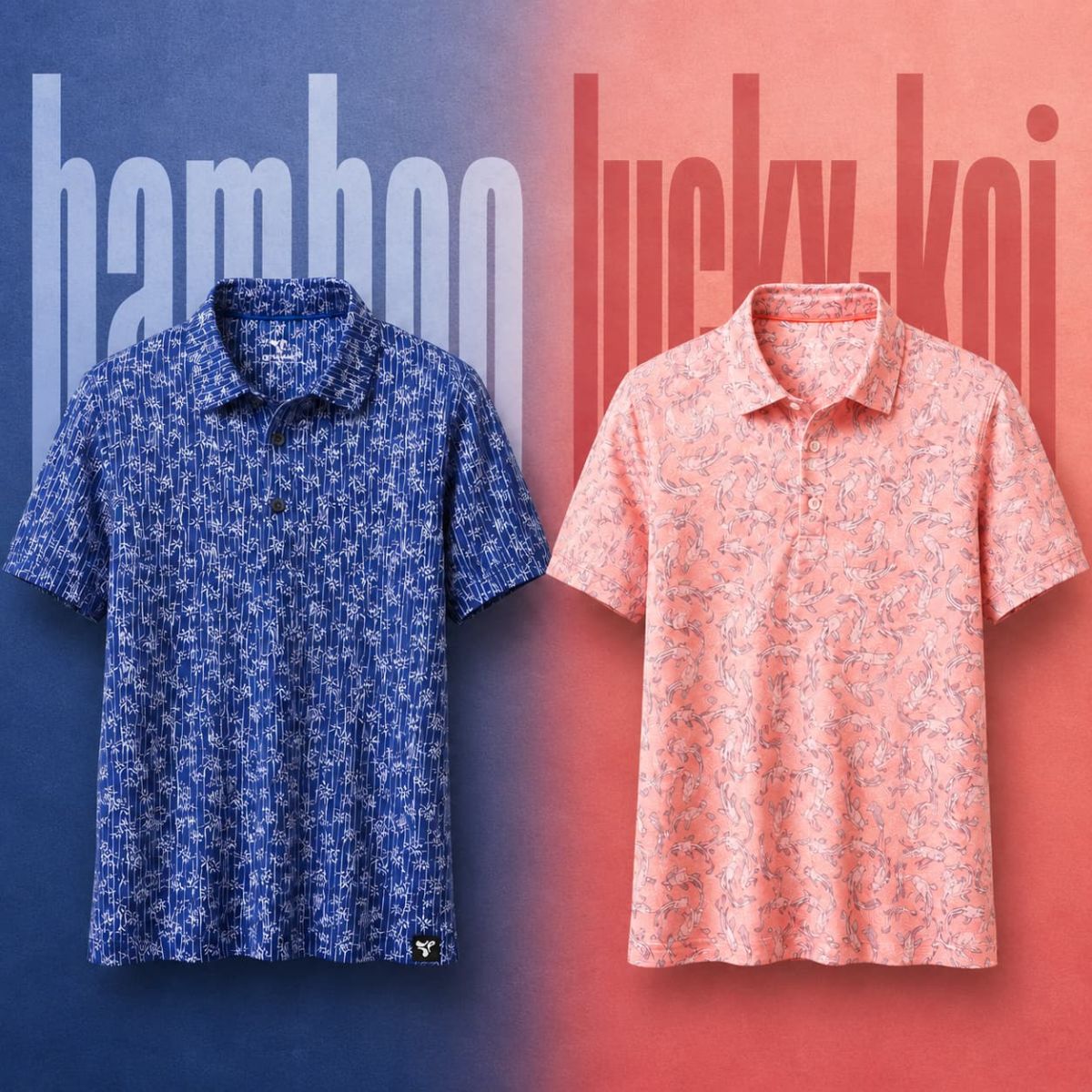 DTWOOO Bamboo vs Lucky Koi: Which Printed Polo Should You Choose?