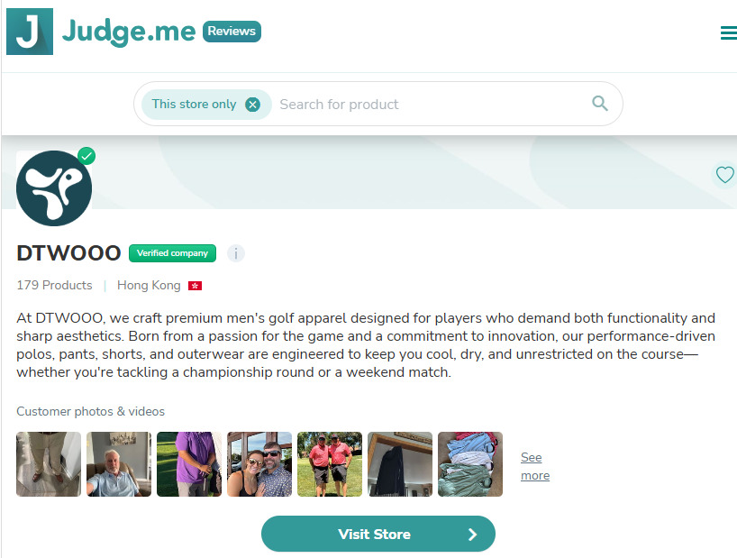 DTWOOO verified company profile and customer photos on Judge.me