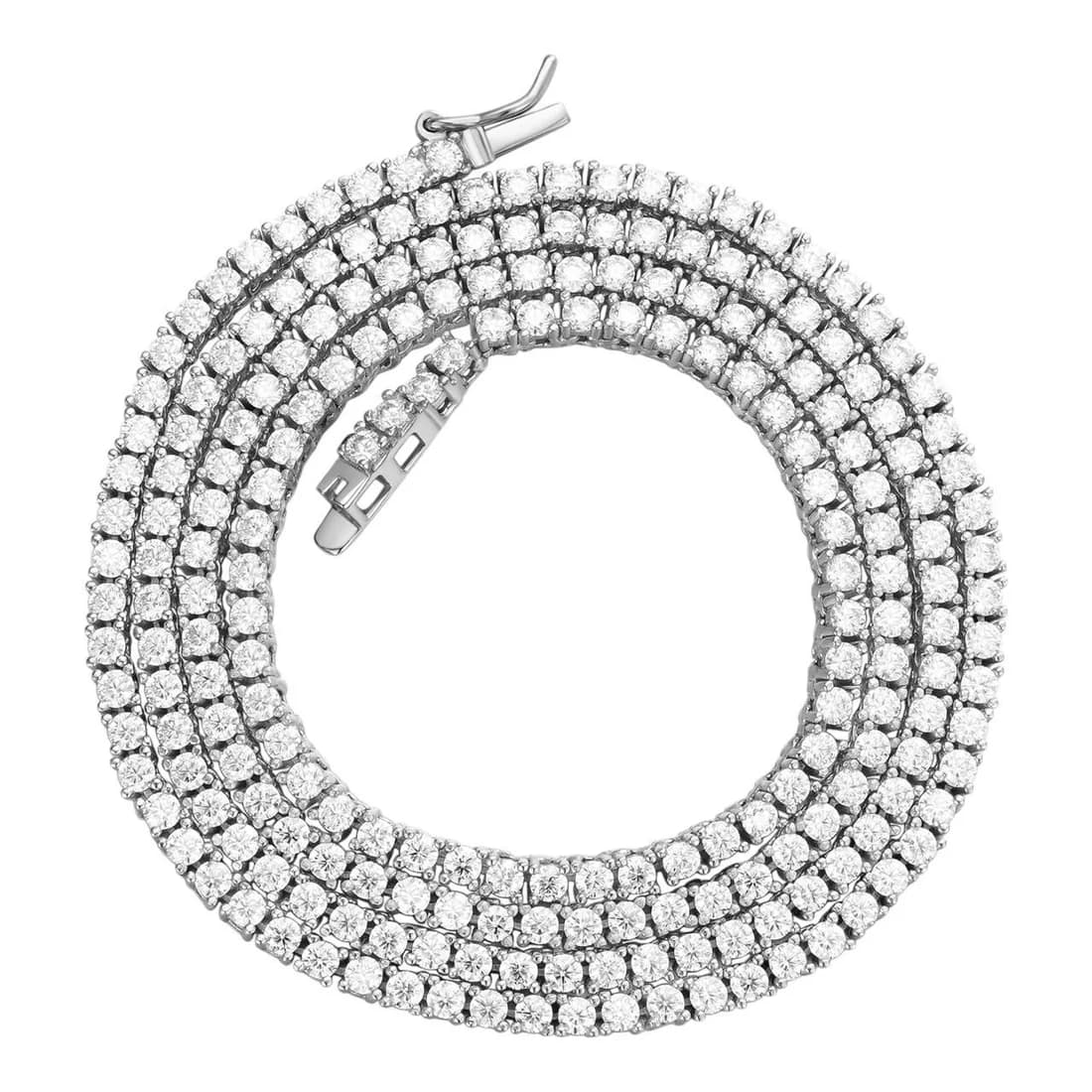 Harlembling moissanite chain and bracelet product example