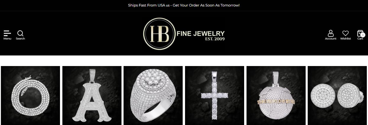 Harlembling Jewelry moissanite chains, pendants and iced-out pieces