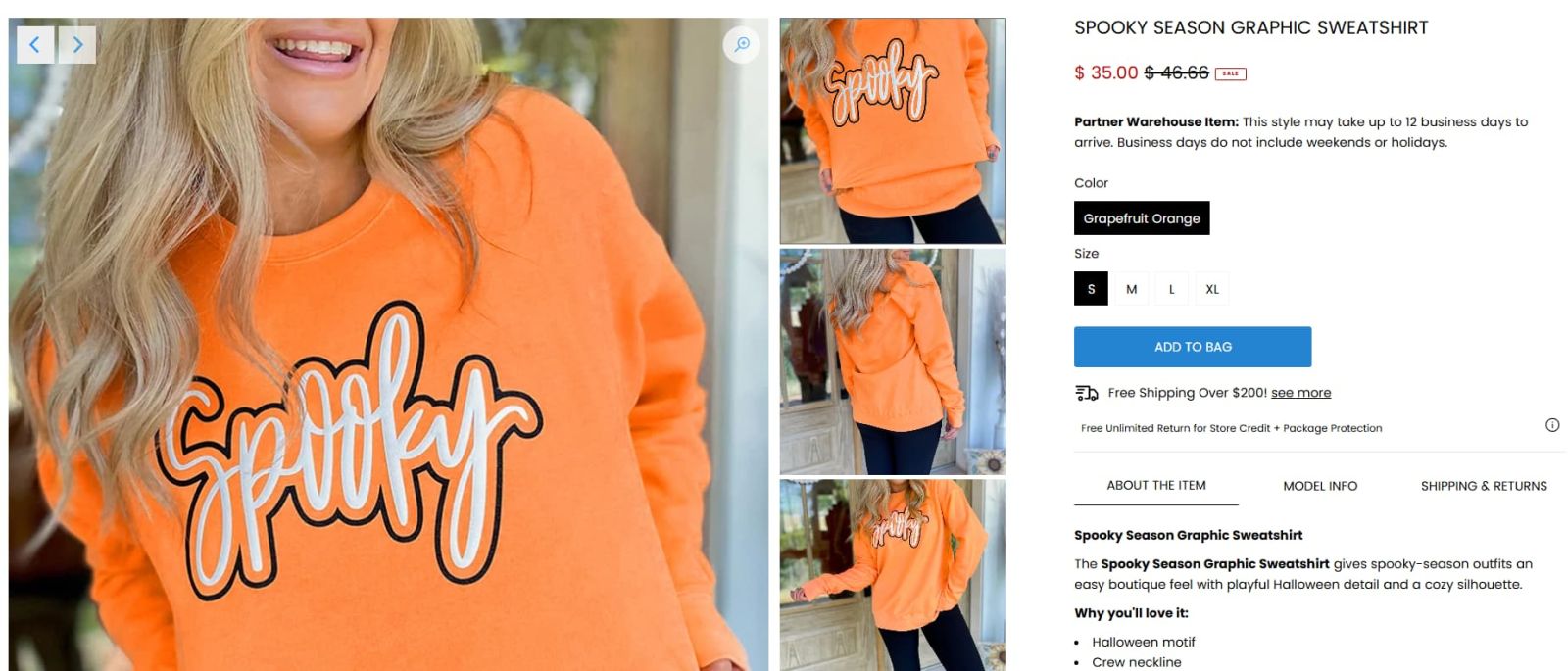 Hazel Blues graphic sweatshirt