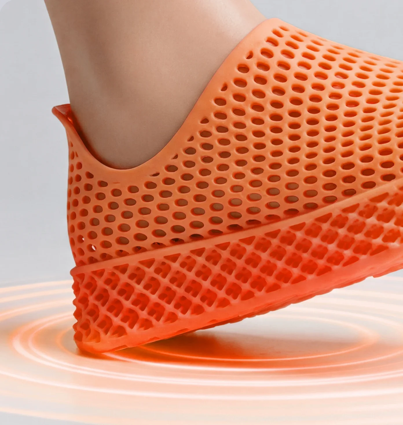 Guardian Orbit 3D Printed Kids Shoe heel cushioning and wide stability base