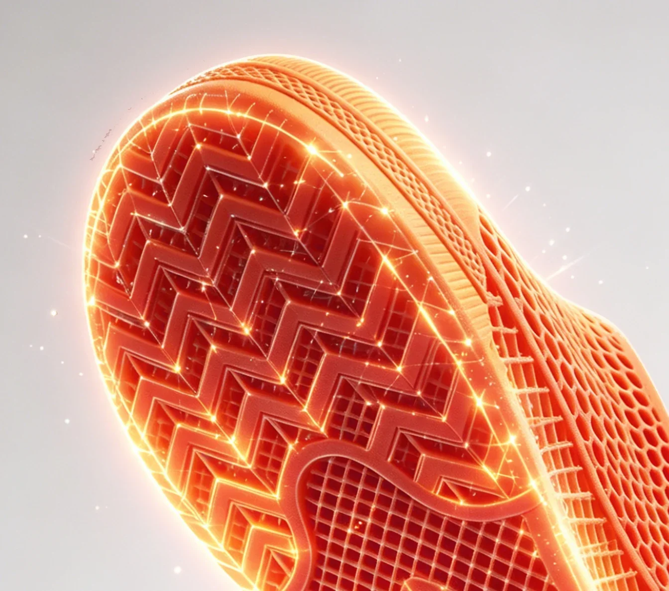 Patterned anti-slip outsole of Guardian Orbit 3D Printed Kids Shoes