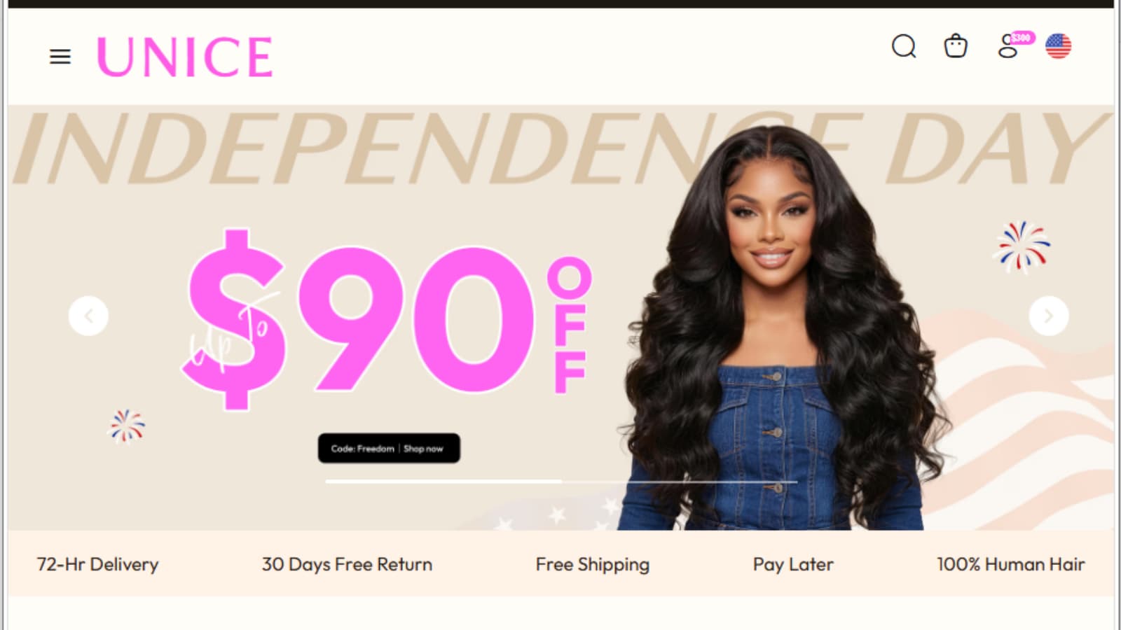 Unice Coupon Code 2026 Freedom GFB and Up To 70% Off Wig Deals Unice coupon code 2026 quick verdict with Freedom and GFB codes plus up to 70% off wig deals