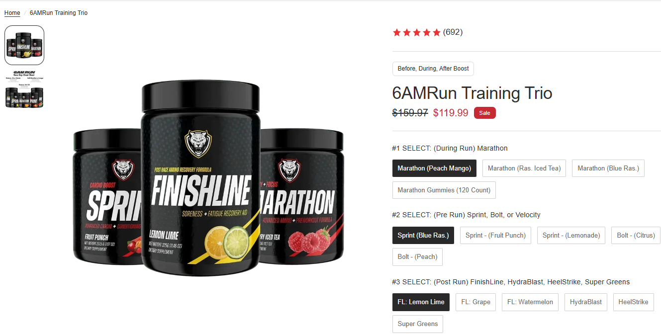 6AMRun Training Trio