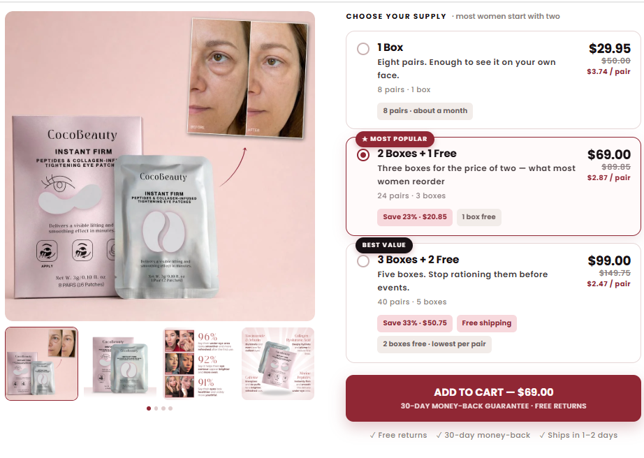 CocoBeauty firming serum