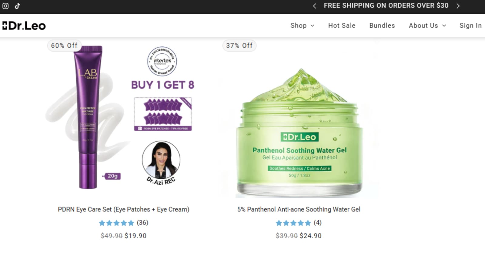DR.LEO Hot Deals and Best Sellers sale collection with savings up to 60 percent