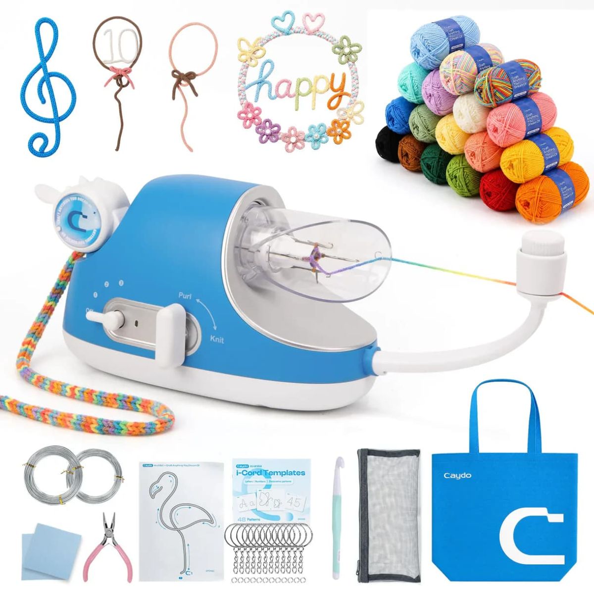 Caydo i-Cord Knitting Machine Pro Kit