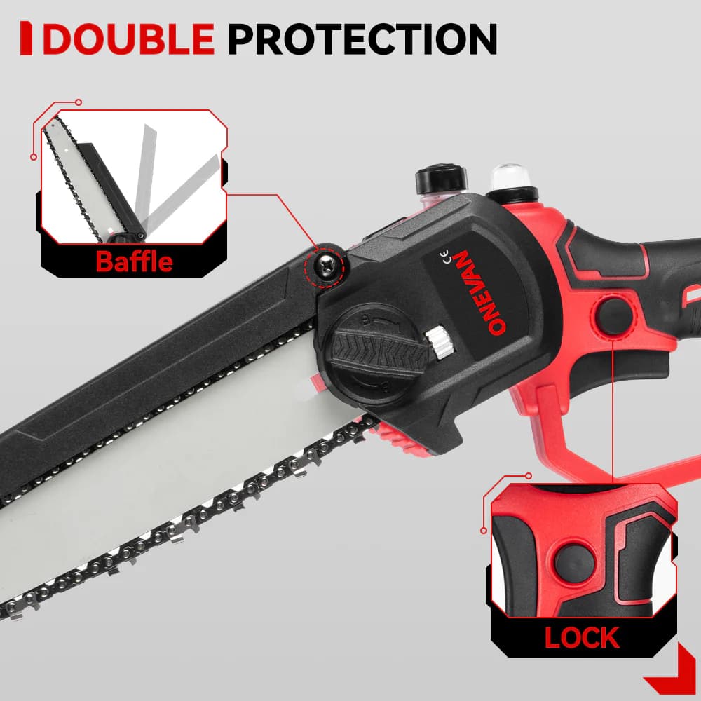 ONEVAN 8 inch cordless brushless outdoor pruning saw deal