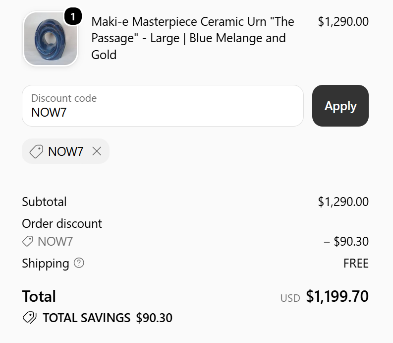 Code: NOW7 - 7% Off