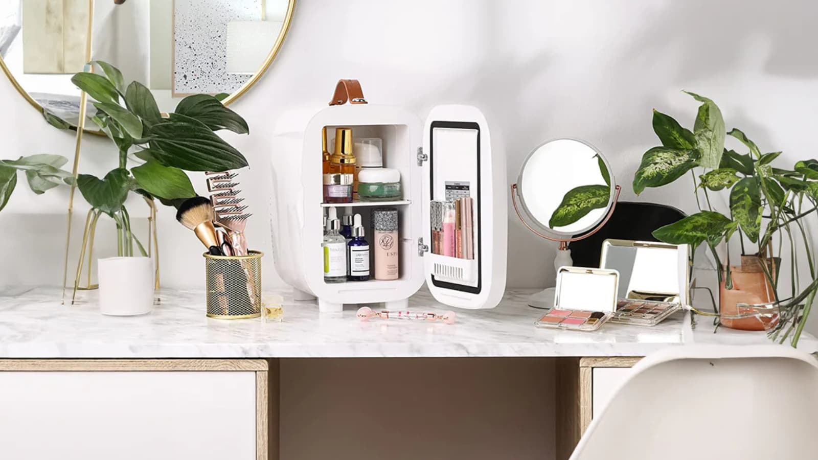 Subcold mini fridge category banner for bedroom, office and skincare use