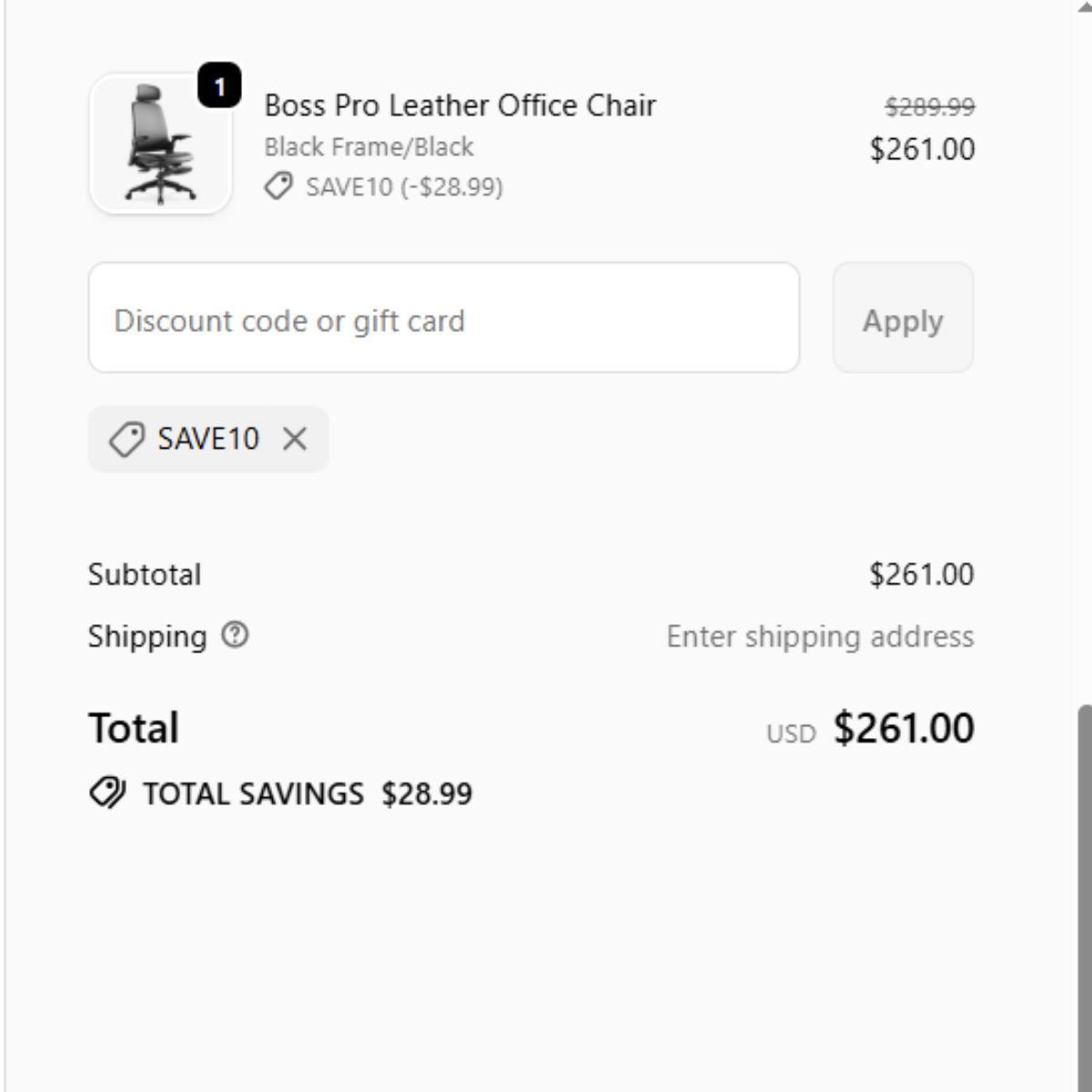 Sunaofe SAVE10 Boss Pro checkout proof