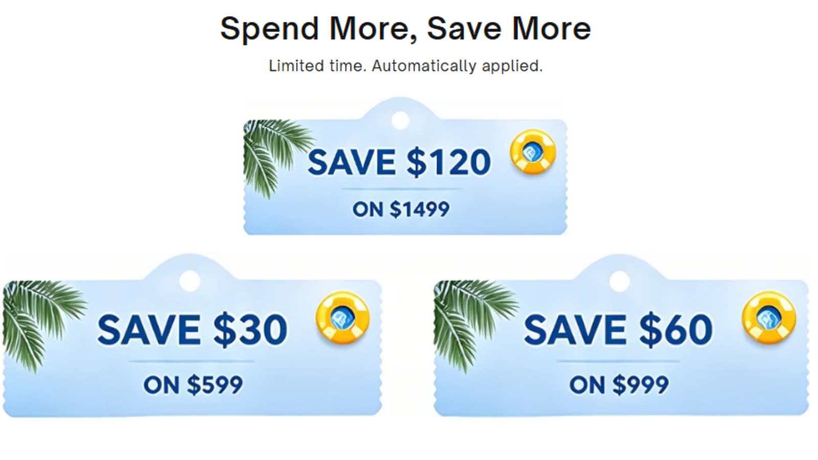 Argendon Spend More Save More Flash Deal Save $30-$120