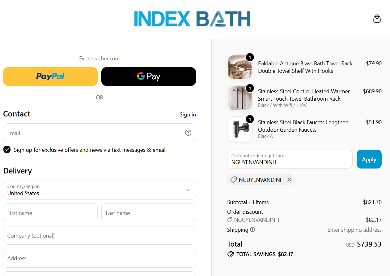 code NGUYENVANDINH _ 10% off