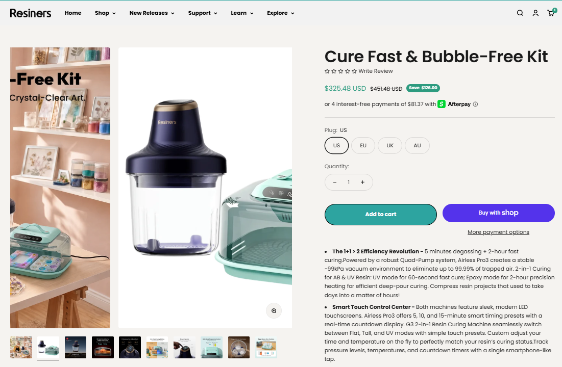 Cure Fast & Bubble-Free Kit