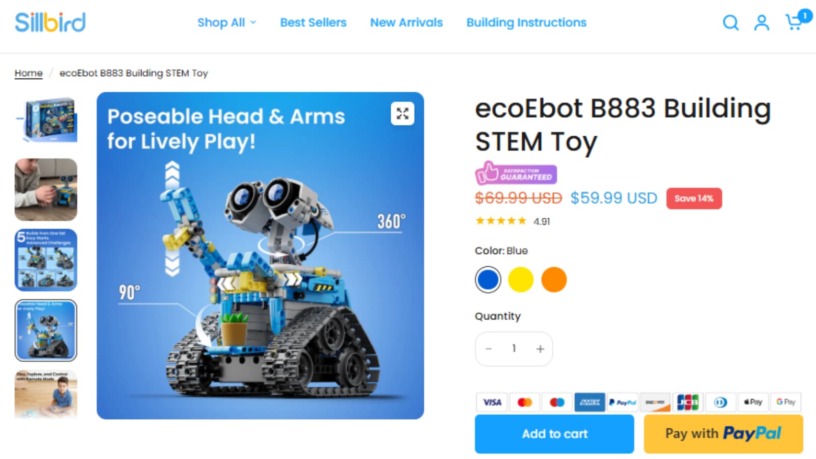 ecoEbot B883 sale price
