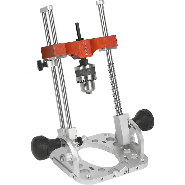 SpeTool S04001 portable drill guide with adjustable angle base