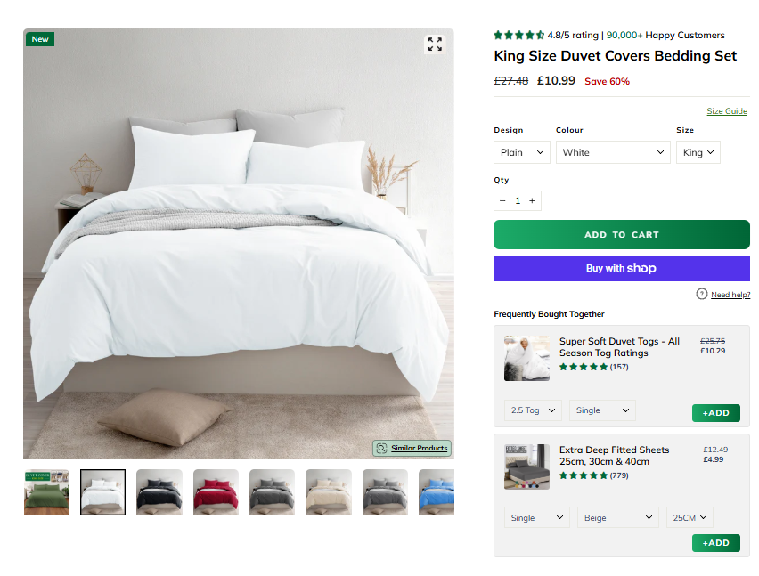 King Size Duvet Covers Bedding Set sale