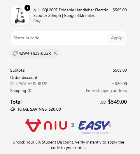 code 42W4-HEJS-BU2R -$20 off when buy +$500