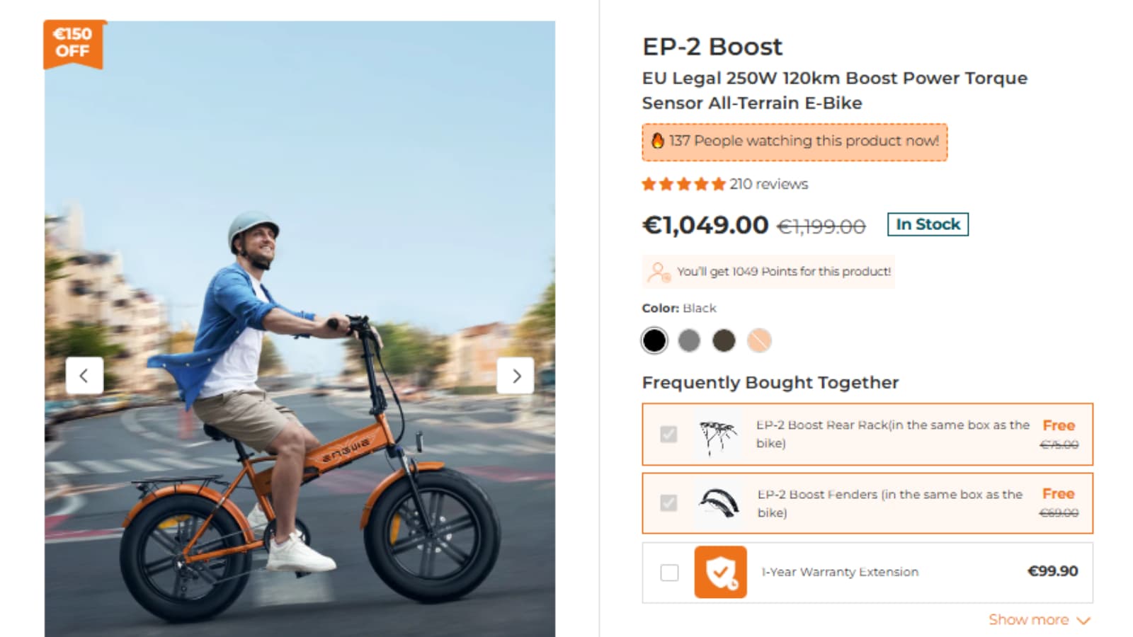 EP-2 Boost sale price proof