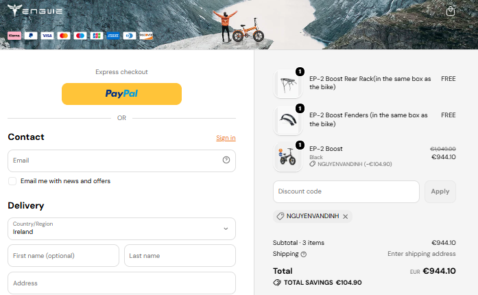 NGUYENVANDINH checkout proof for EP-2 Boost
