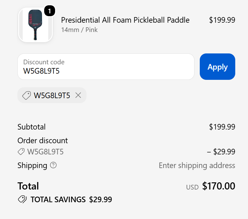 Code W5G8L9T5  15% Off