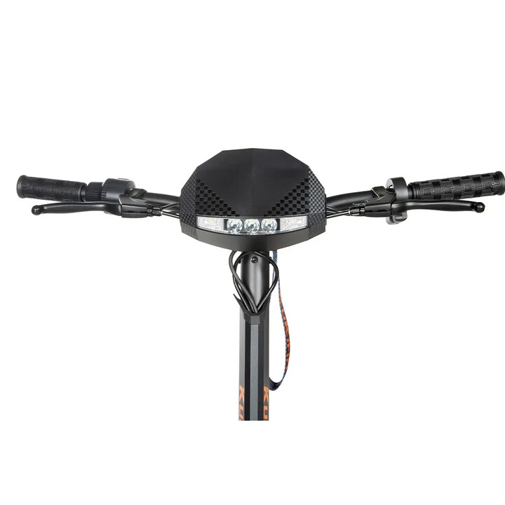 KuKirin G2 handlebar, brake levers and front light assembly