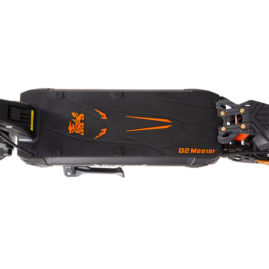 KuKirin G2 Master wide anti-slip deck and rear suspension