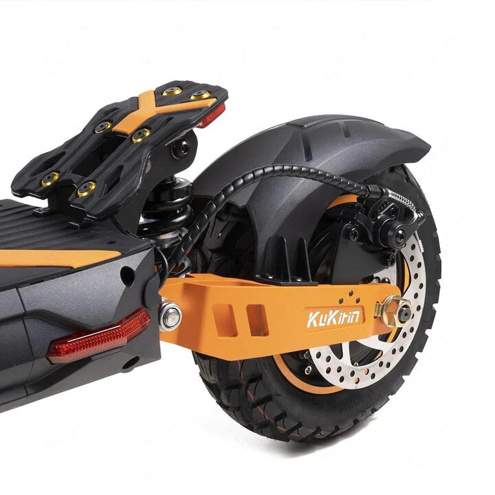 KuKirin G2 Max rear wheel brake suspension and fender
