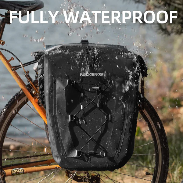 ROCKBROS waterproof bike pannier for rear rack
