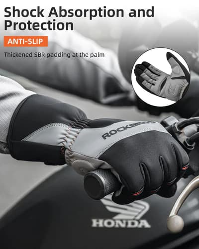 ROCKBROS Cycling Winter Bike Windproof Thermal Gloves ROCKBROS deal image