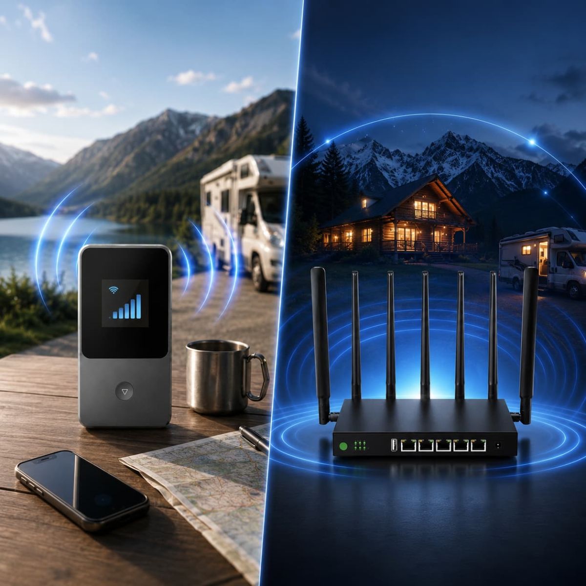 Choose SwiftNet 5G Diamond or 4G Bronze setup