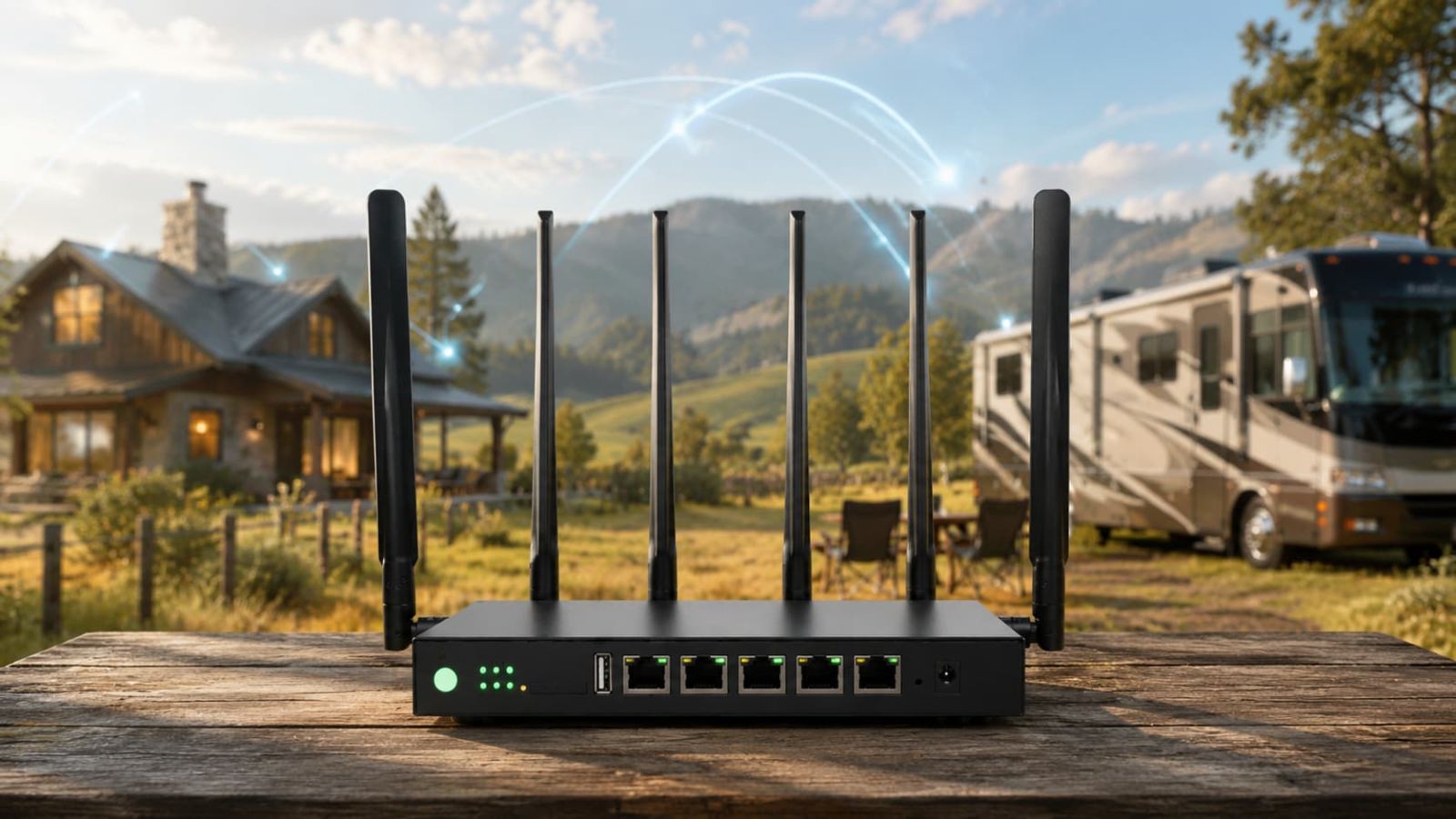 SwiftNet multi-carrier access for RV rural buyers