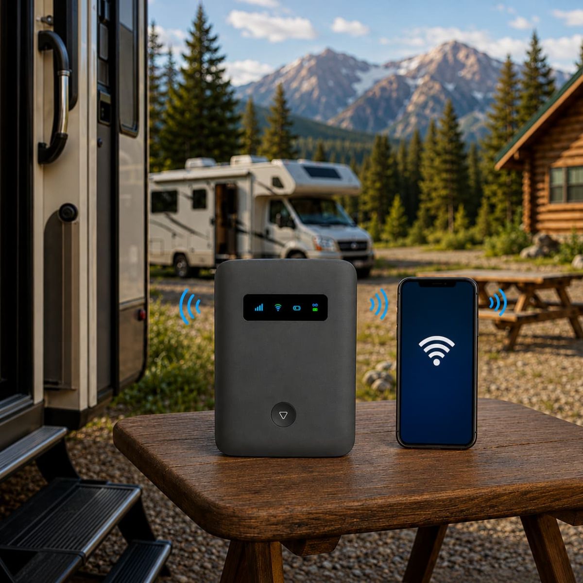 Check SwiftNet WiFi signal outside the RV before choosing a plan