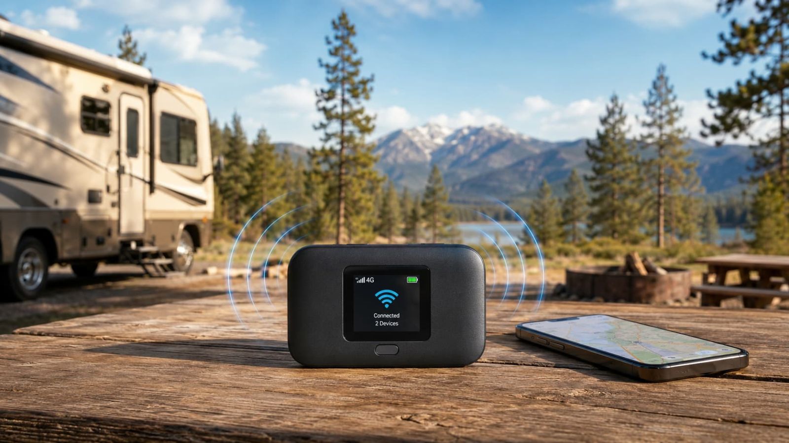 Compact 4G hotspot for budget RV internet backup and light travel use