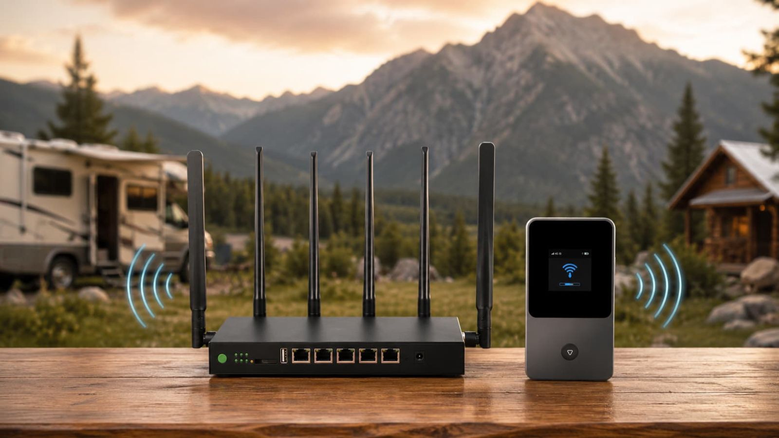 SwiftNet WiFi cellular internet setup for RV and rural users