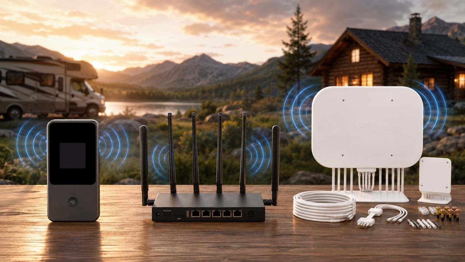 Different SwiftNet setup alternative with 5G Diamond 4G Bronze and Waveform