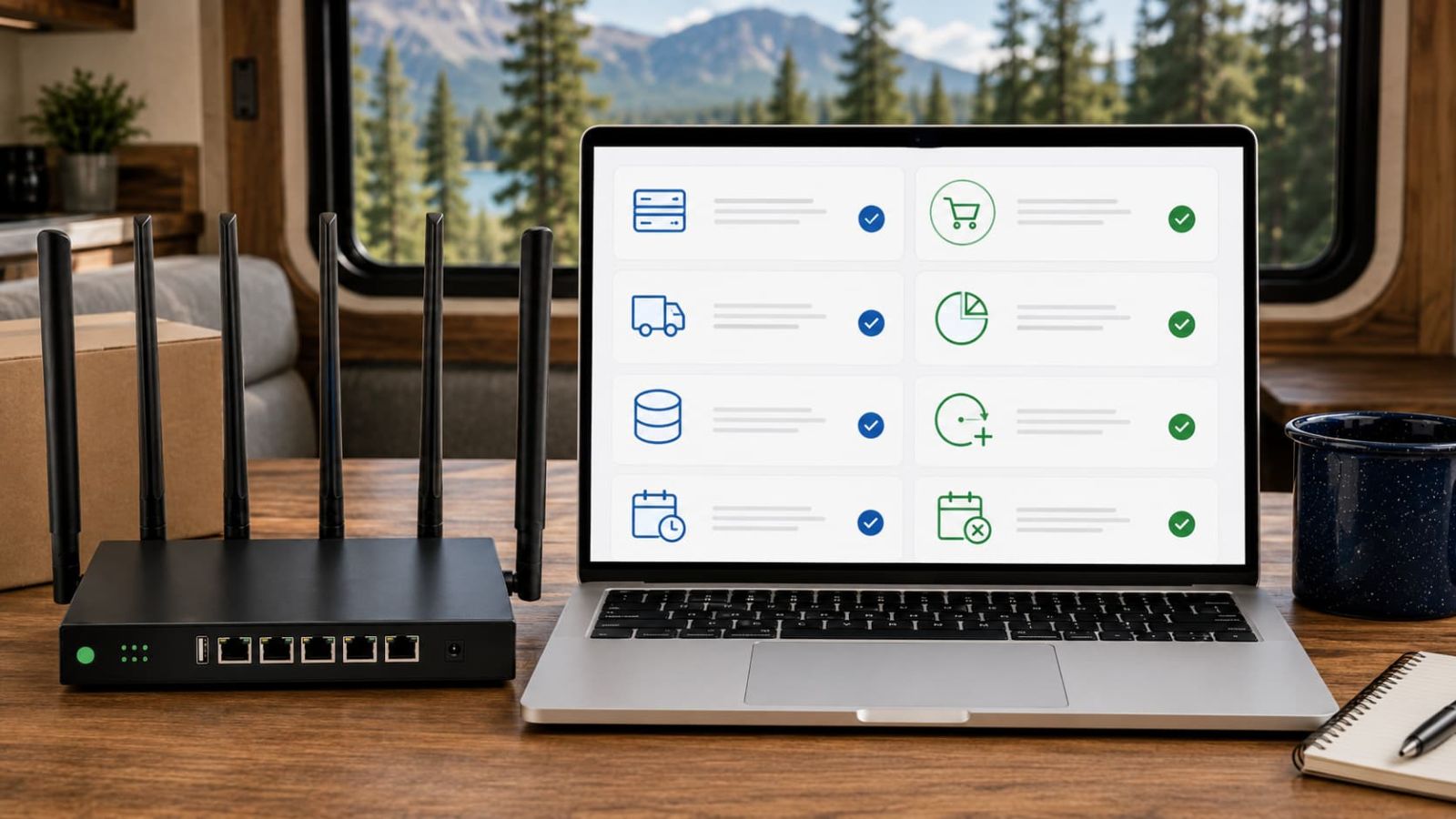 SwiftNet costs people miss checklist with device rent, device buy, shipping, taxes, data option, recurring subtotal and trial timing