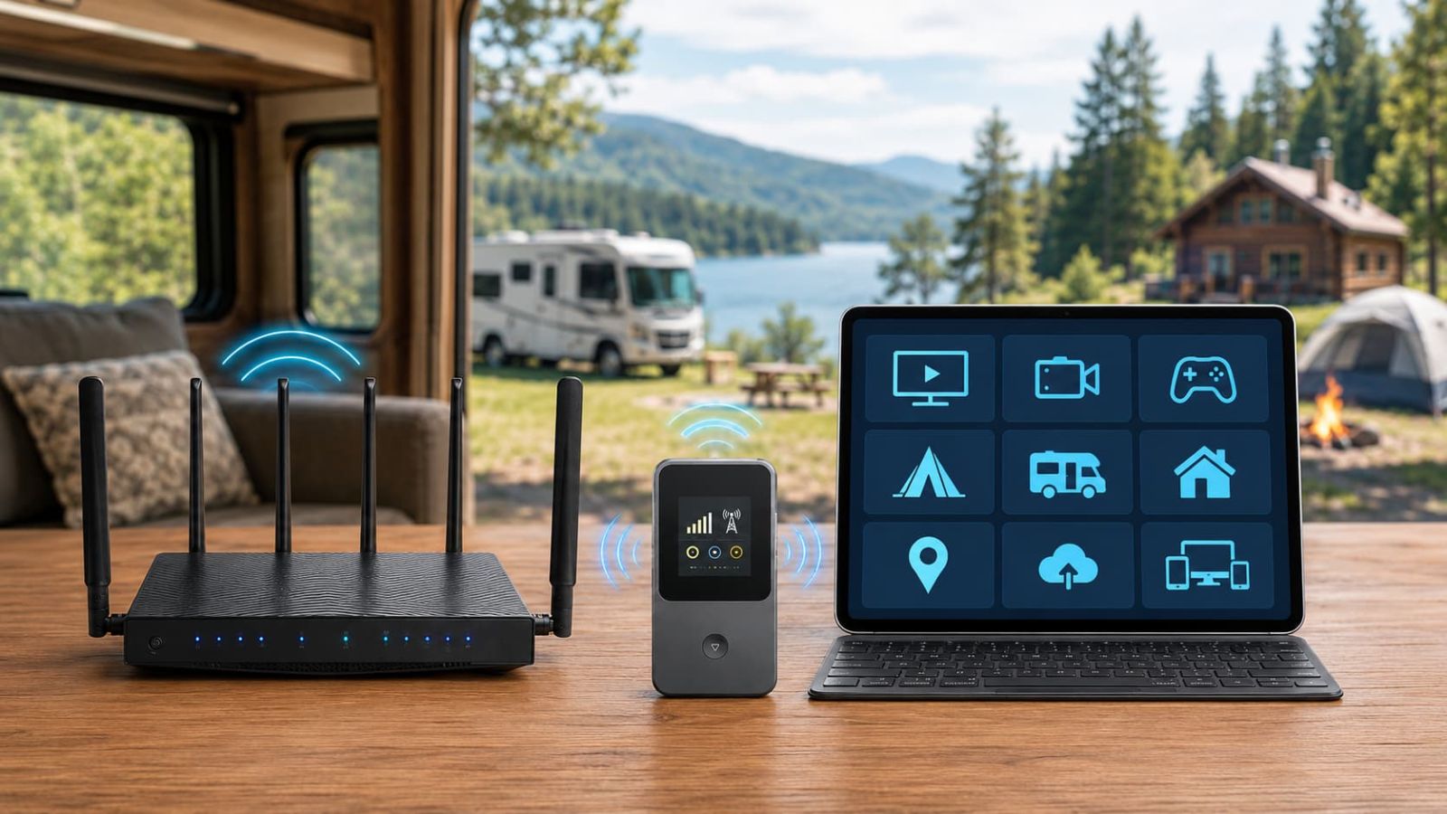 SwiftNet WiFi speed test use cases for streaming video calls gaming camping RV rural homes and backup internet