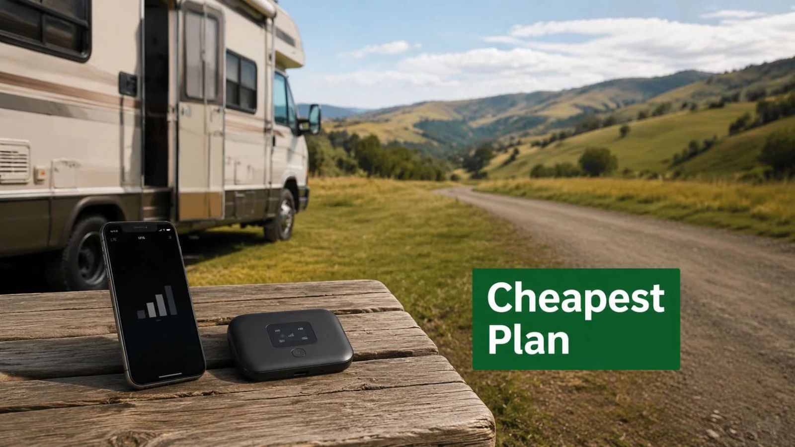 SwiftNet Wifi cheapest plan use case for RV travelers and rural internet users
