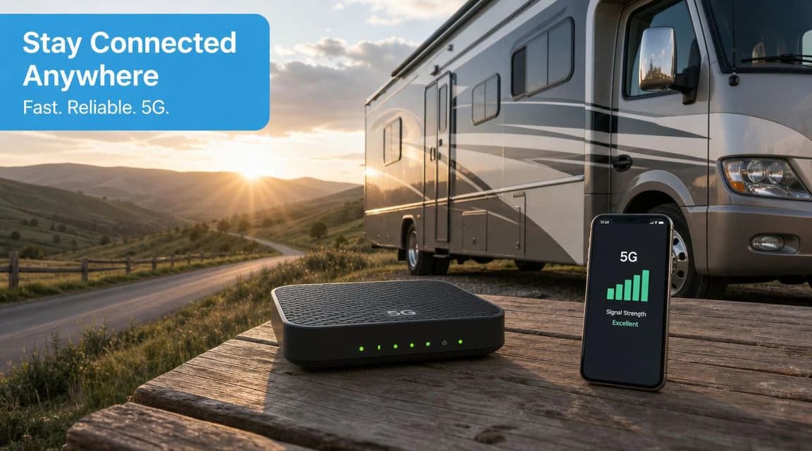 SwiftNet Wifi 5G internet use case for RV and rural travel