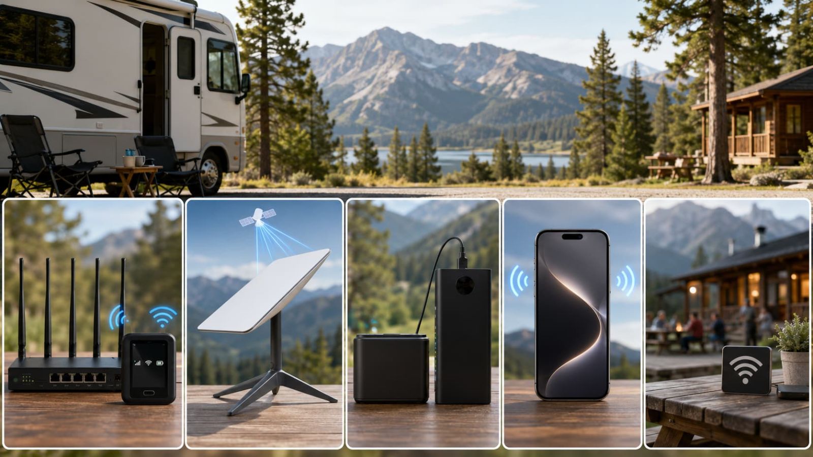 SwiftNet WiFi alternatives comparison table for RV rural and portable internet