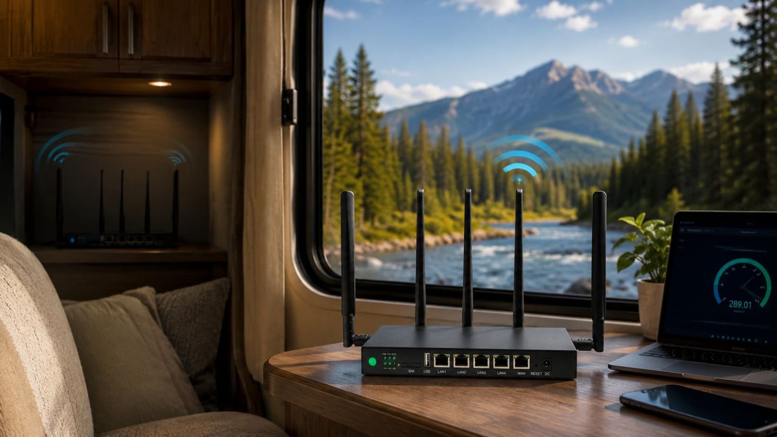 Illustration of common placement mistakes like enclosing the router or ignoring metallic signal blockers.
