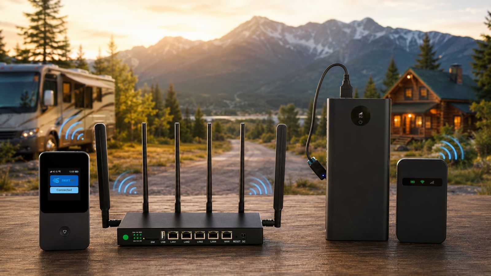 SwiftNet WiFi vs Nomad Internet 2026 RV and portable internet comparison