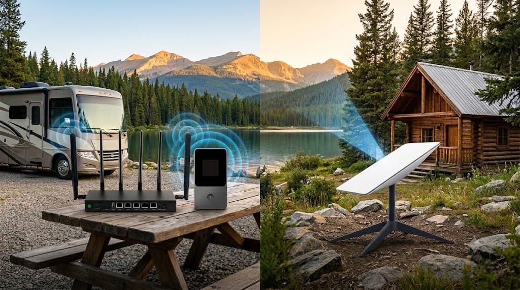 SwiftNet WiFi vs Starlink 2026 RV and rural internet comparison