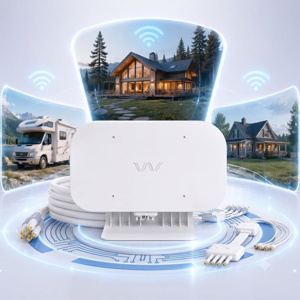 Waveform antenna for weak signal locations thumbnail